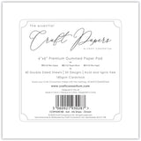 Ink Drops - Ocean 6x6 Premium Paper Pad
