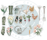Craft Consortium Gardeners Delight - Chipboard Ephemera