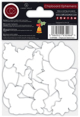 Craft Consortium Tis the Season - Chipboard Ephemera