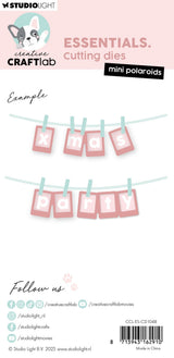 CCL Cutting Die Mini Polaroids Essentials 7 Pieces
