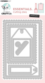 CCL Cutting Die Postcard Essentials 9 Pieces
