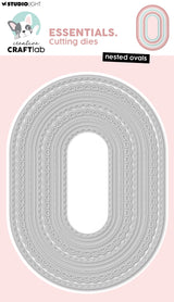 CCL Cutting Die Nested Ovals Essentials 9 Pieces