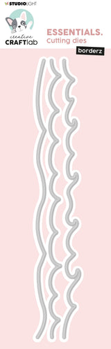 CCL Cutting Dies Borderz Waves Essentials 213x35x1mm 3 PC nr.545