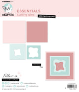 CCL Cutting Die Stitched Square Essentials 147x147x1mm 6 PC nr.761