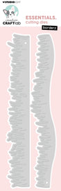 CCL Cutting Die Borderz Grass Essentials 2 PC craft cutting die set for detailed border designs.