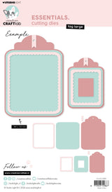 CCL Cutting Die Tag Large Essentials 8 PC
