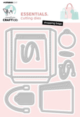 CCL Cutting Die Shopping Bags Essentials 9 PC