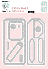 CCL Cutting Die Labels Essentials 12 Pieces