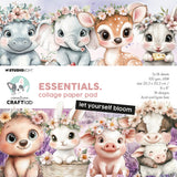 CCL Collage Paper Pad Let Yourself Bloom Essentials 36 Sheets