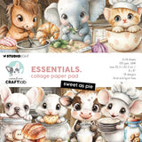 CCL Collage Paper Pad Sweet As Pie Essentials 36 Sheets