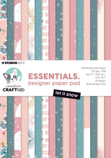 CCL Designer Paper Pad Let It Snow Essentials 24 Sheets