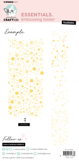 CCL Embossing Folder Bubbles Essentials 1 PC