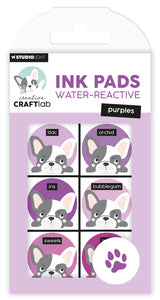CCL Ink Pads Water-Reactive Purples Essentials 120x70x16mm 6 PC nr.20