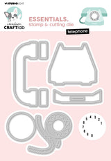 CCL Stamp & Cutting Die Telephone Essentials 8 PC