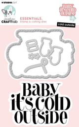 CCL Stamp & Cutting Dies Cold Outside Essentials 136x95x3mm 6 Pieces