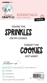 CCL Clear Stamp Cookies Essentials 10 PC