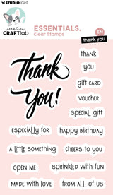 CCL Clear Stamps Thank You Essentials