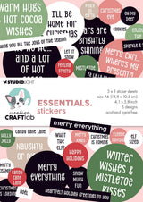 CCL Stickers Merry Everything Essentials 15 Sheets