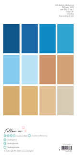 CCL Unciolor Paper Pad Sand & Sea Essentials 24 Sheets