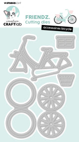 CCL Cutting Die Accessoires Bicycle Friendz 5 Pieces