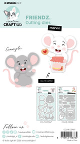 CCL Cutting Die Marvin Mouse Friendz 10 PC