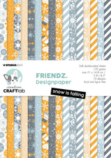 CCL Paper Pad Snow Is Falling Friendz 210x148x9mm 24 SH nr.122