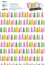 CCL Paper Assortment Set Frenkie's Xmas Friendz 210x297x3mm 12 SH nr.16