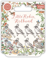 Craft Consortium Little Robin Redbreast - Metal Charms - Robin