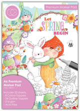 Craft Consortium Let Spring Begin - A6 Premium Marker Pad