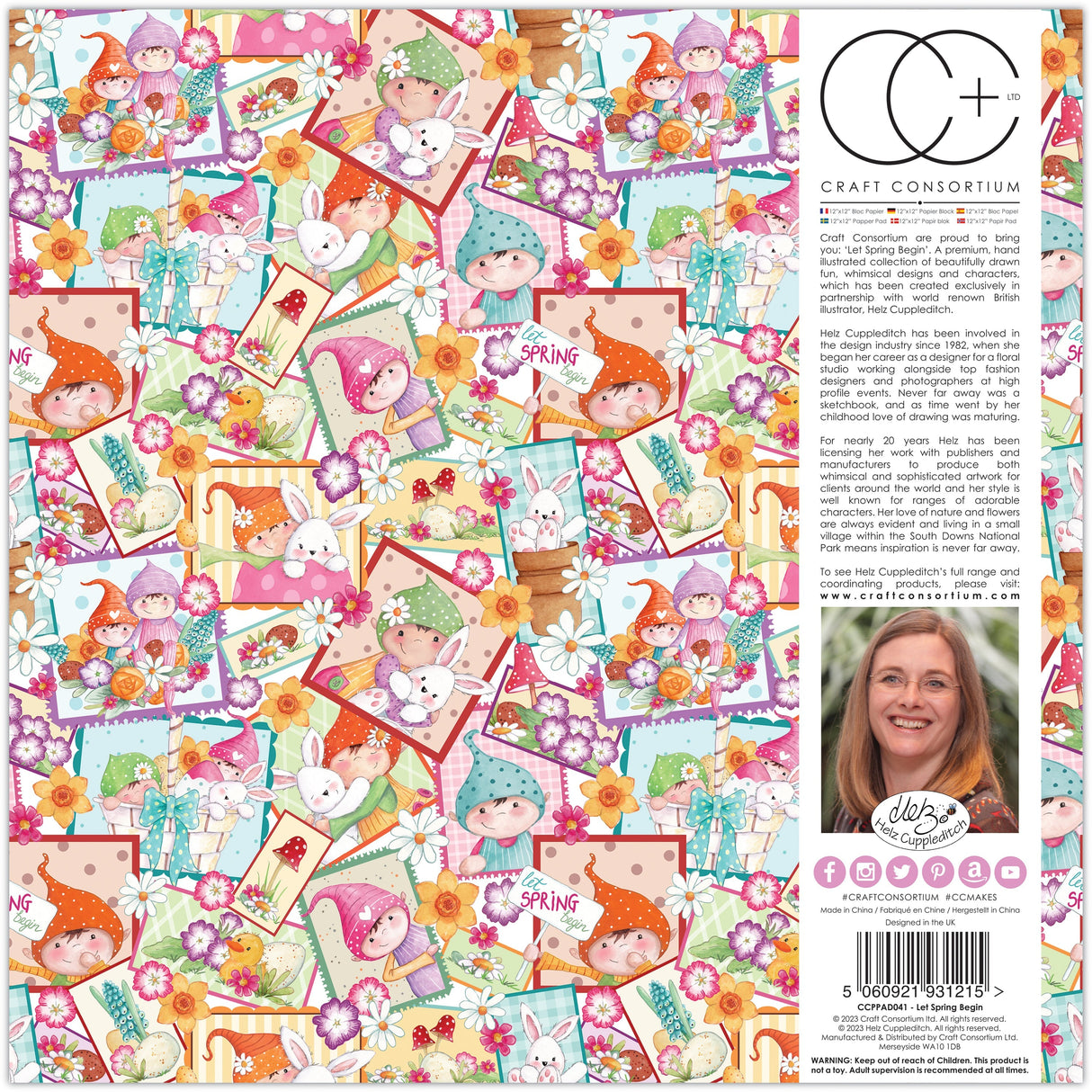 Craft Consortium Let Spring Begin - 12x12 Paper Pad
