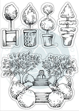 Secret Garden - Stamp Set - Topiary
