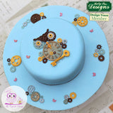 Cogs & Wheels Silicone Mould