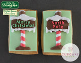Christmas Sign Posts Silicone Mould