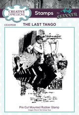 Creative Expressions Andy Skinner The Last Tango 3.6 in x 4.7 in Rubber Stamp