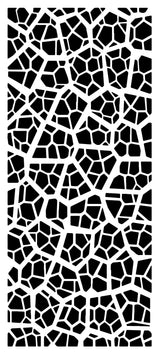 Creative Expressions Andy Skinner Crazy Paving DL Stencil