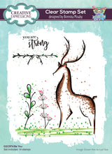 Creative Expressions Bonnita Moaby Be You A5 Clear Stamp Set