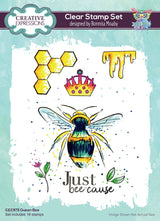 Creative Expressions Bonnita Moaby Queen Bee A5 Clear Stamp Set