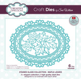 Creative Expressions Sue Wilson Stained Glass Maple Leaves Craft Die