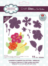 Creative Expressions Sue Wilson Layered Flowers Collection Hibiscus Craft Die