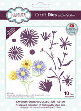 Creative Expressions Sue Wilson Layered Flowers Collection Aster Craft Die