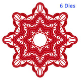 Festive Collection Scalloped Snowflake Frame Die