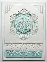 Festive Collection Lace Snowflake Frame