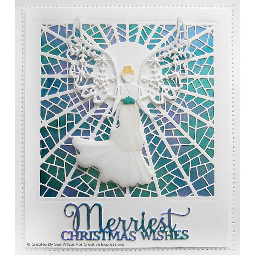 Dies by Sue Wilson Festive Mosaic Ray Background