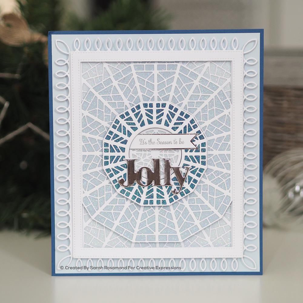 Dies by Sue Wilson Festive Mosaic Ray Background