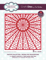Dies by Sue Wilson Festive Mosaic Ray Background