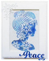 Dies by Sue Wilson Festive Perfect Portraits Snowflake Silhouette