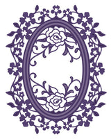 Frames and Tags Collection Rose Oval