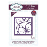 Creative Expressions Dies by Sue Wilson Frames and Tags Collection Pansy Flower Square