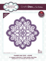 Dies by Sue Wilson Frames and Tags Joanie