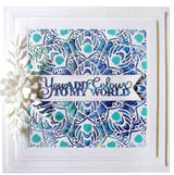 Dies by Sue Wilson Background Collection Peacock Plumage